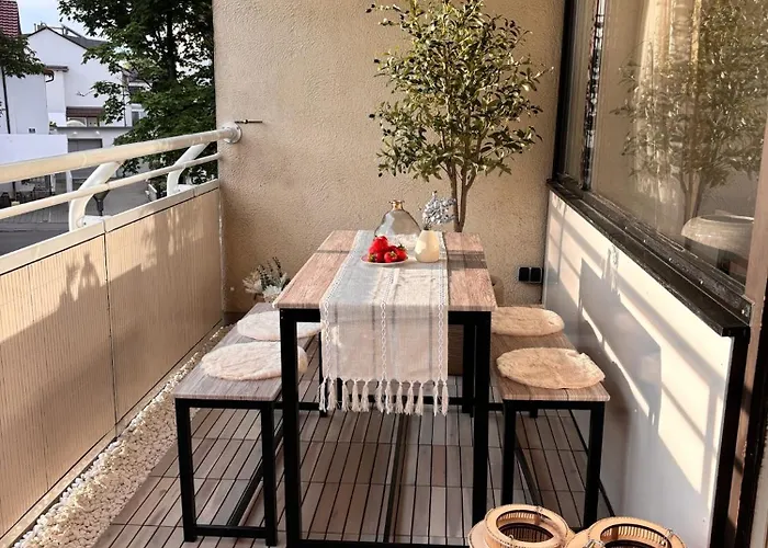 Stylish With Beautiful Terrace Near Audi Apartment